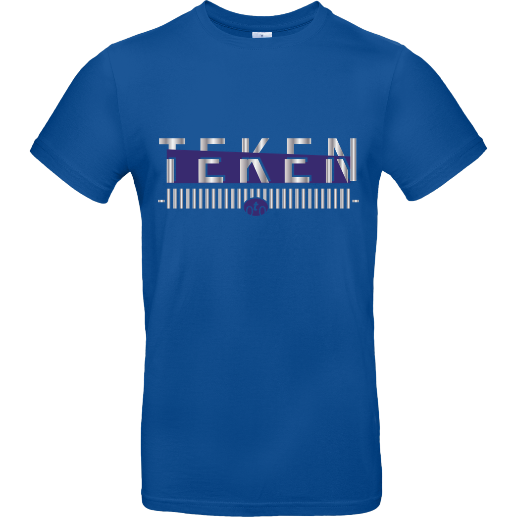 Teken Teken - Logo T-Shirt B&C EXACT 190 - Royal