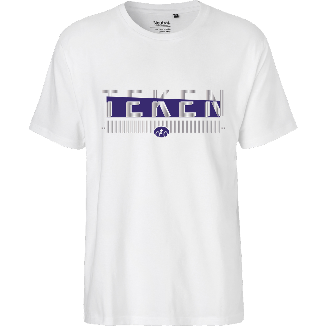 Teken Teken - Logo T-Shirt Fairtrade T-Shirt - weiß