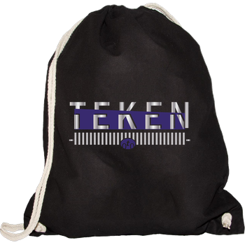 Teken - Logo Turnbeutel schwarz