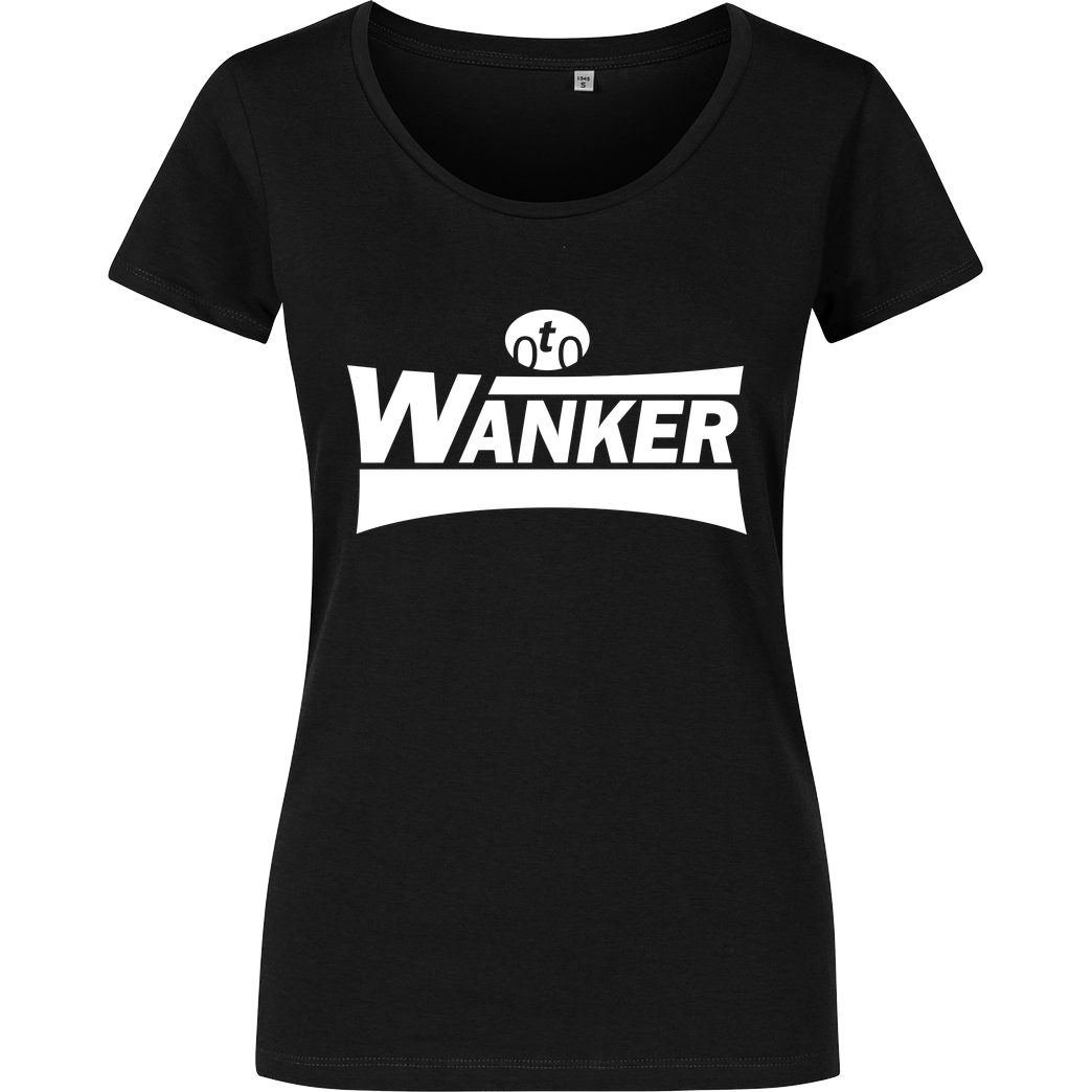 Teken Teken - Wanker T-Shirt Damenshirt schwarz