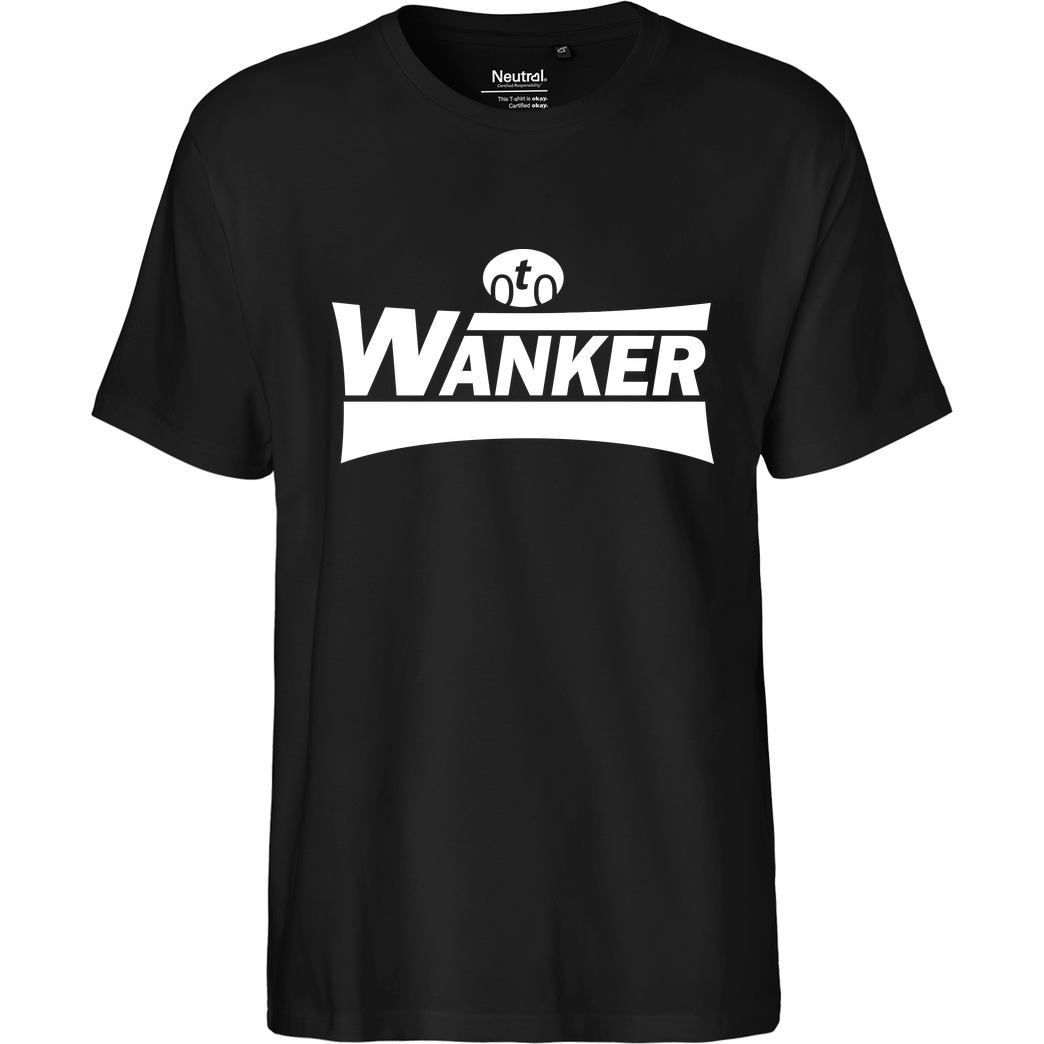 Teken Teken - Wanker T-Shirt Fairtrade T-Shirt - schwarz