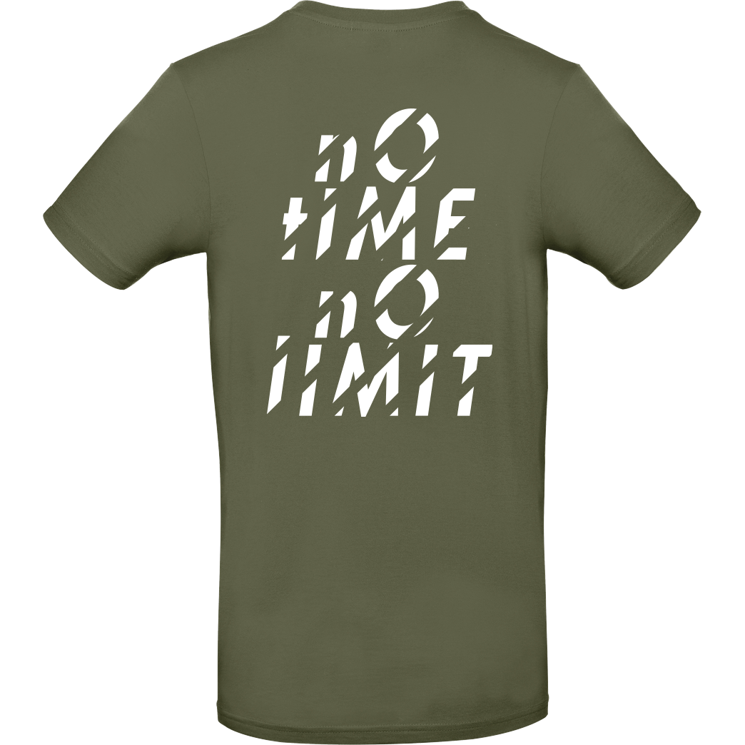 Tescht Tescht  - no time no limit T-Shirt B&C EXACT 190 - Khaki