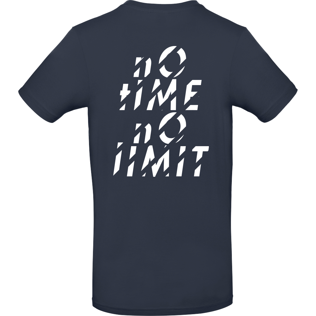 Tescht Tescht  - no time no limit T-Shirt B&C EXACT 190 - Navy