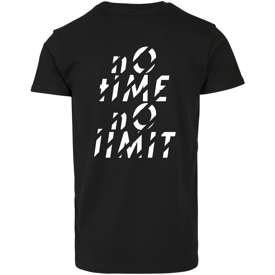 Tescht Tescht  - no time no limit T-Shirt Hausmarke T-Shirt  - Schwarz