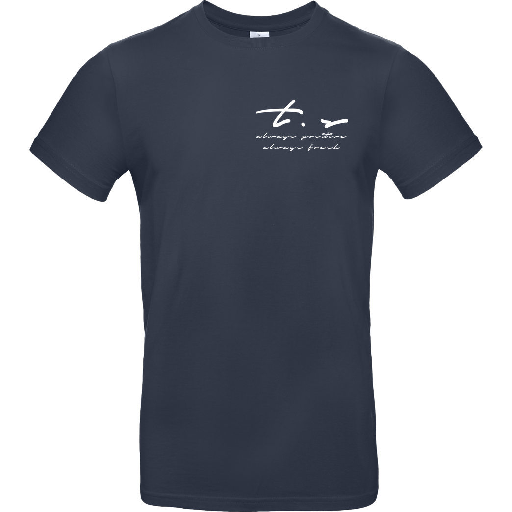 Tescht Tescht - Signature Pocket T-Shirt B&C EXACT 190 - Navy