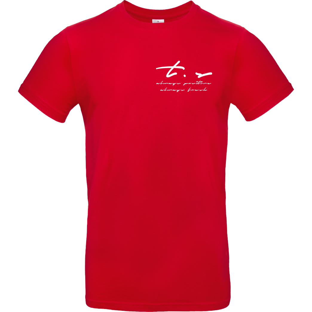 Tescht Tescht - Signature Pocket T-Shirt B&C EXACT 190 - Rot