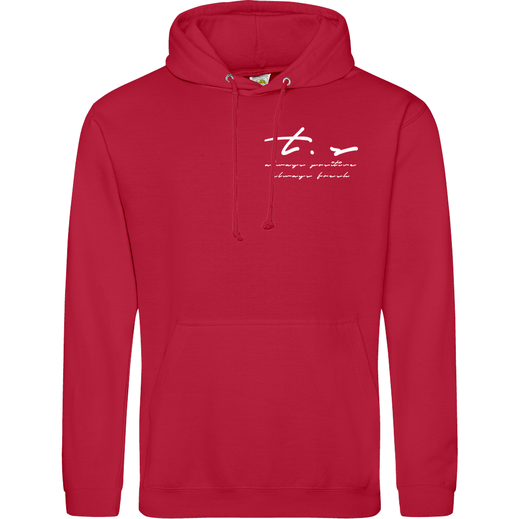 Tescht Tescht - Signature Pocket Sweatshirt JH Hoodie - Rot