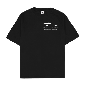 Tescht - Signature Pocket Oversize T-Shirt - Schwarz