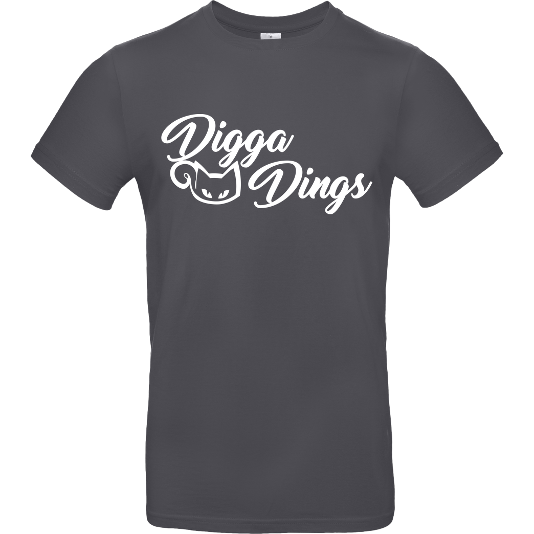 Tinkerleo Tinkerleo - Digga Dings T-Shirt B&C EXACT 190 - Dark Grey