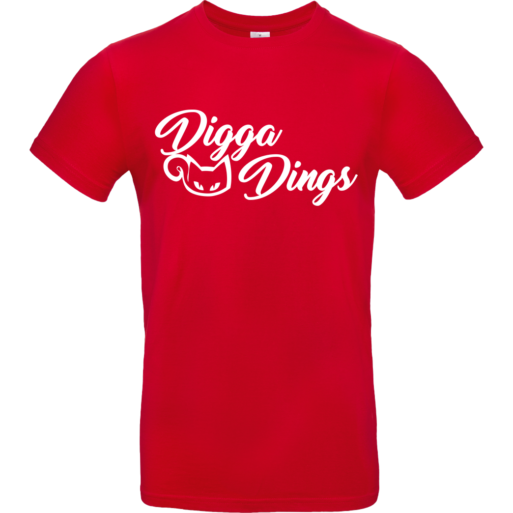 Tinkerleo Tinkerleo - Digga Dings T-Shirt B&C EXACT 190 - Rot