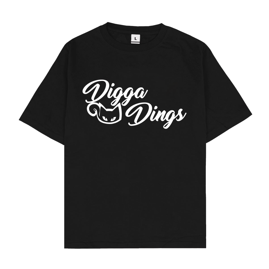 Tinkerleo Tinkerleo - Digga Dings T-Shirt Oversize T-Shirt - Schwarz