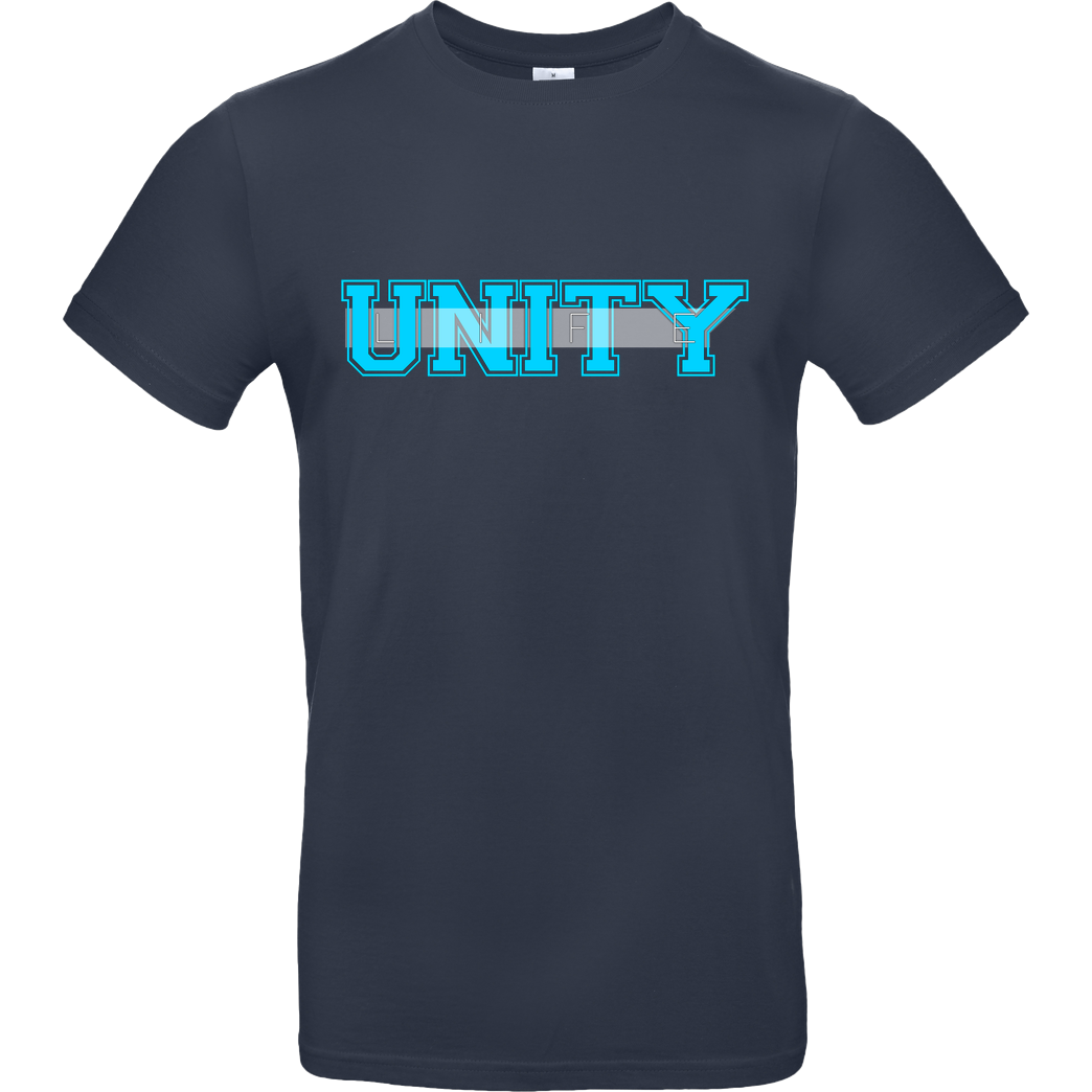 ScriptOase Unity-Life - College Logo T-Shirt B&C EXACT 190 - Navy
