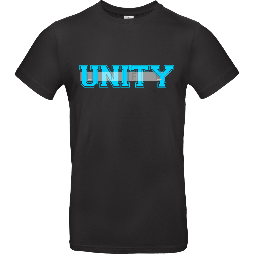 ScriptOase Unity-Life - College Logo T-Shirt B&C EXACT 190 - Schwarz