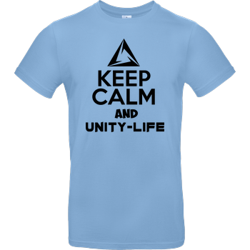 Unity-Life - Keep Calm B&C EXACT 190 - Hellblau