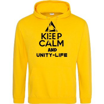Unity-Life - Keep Calm JH Hoodie - Gelb