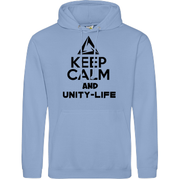 Unity-Life - Keep Calm JH Hoodie - Hellblau