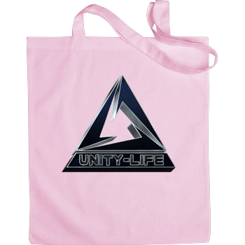 Unity-Life - Logo Black Stoffbeutel Pink