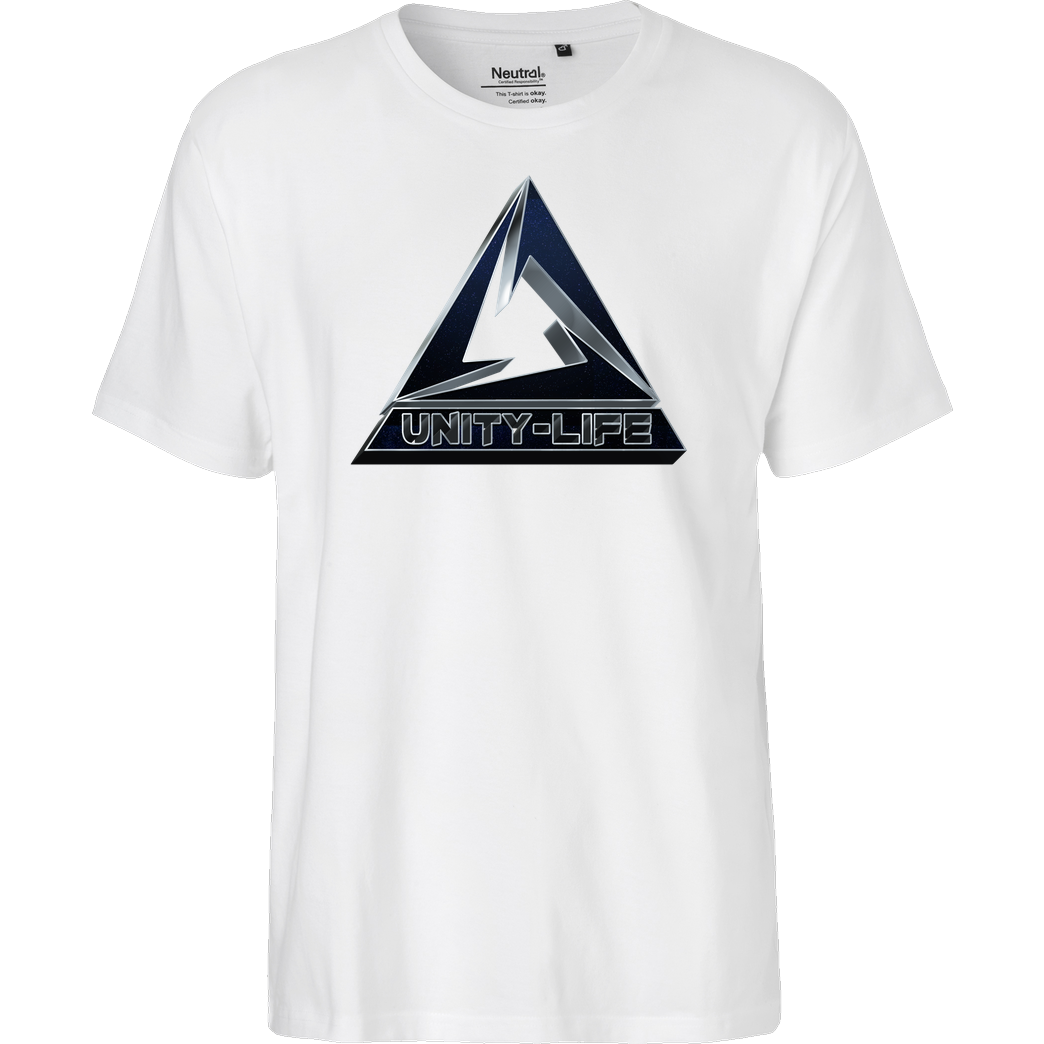 ScriptOase Unity-Life - Logo Black T-Shirt Fairtrade T-Shirt - weiß
