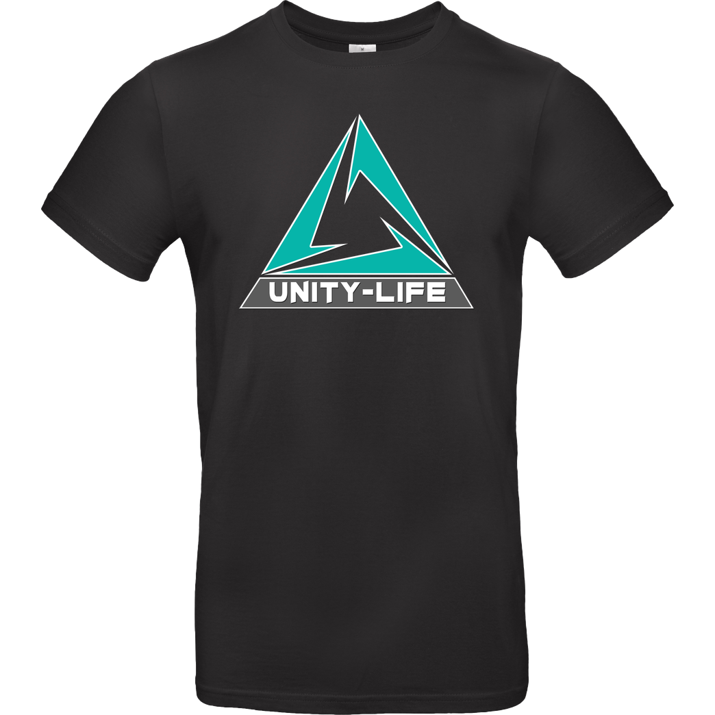ScriptOase Unity-Life - Logo green T-Shirt B&C EXACT 190 - Schwarz