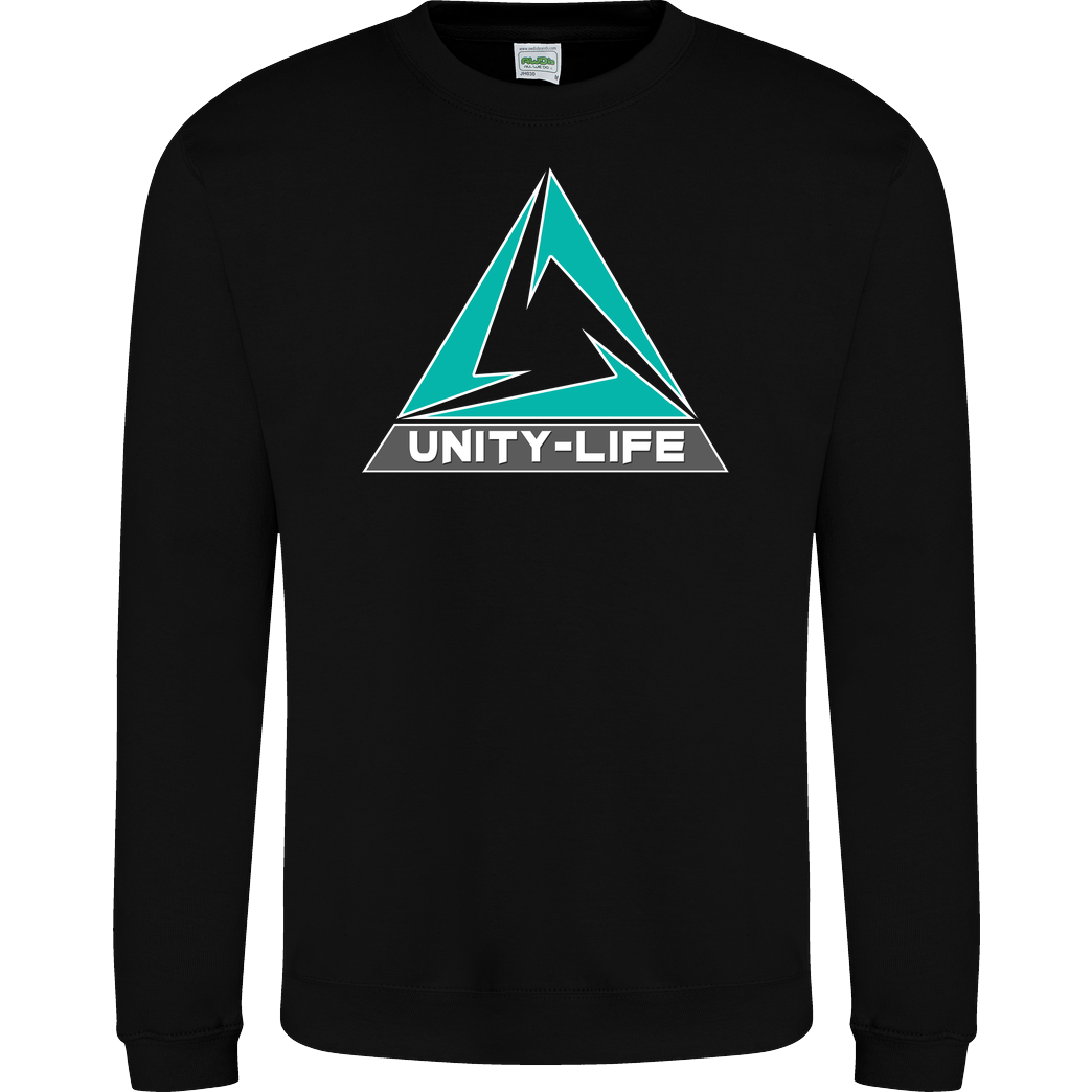 ScriptOase Unity-Life - Logo green Sweatshirt JH Sweatshirt - Schwarz