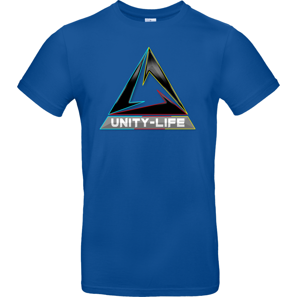 ScriptOase Unity-Life - Logo tricolor T-Shirt B&C EXACT 190 - Royal