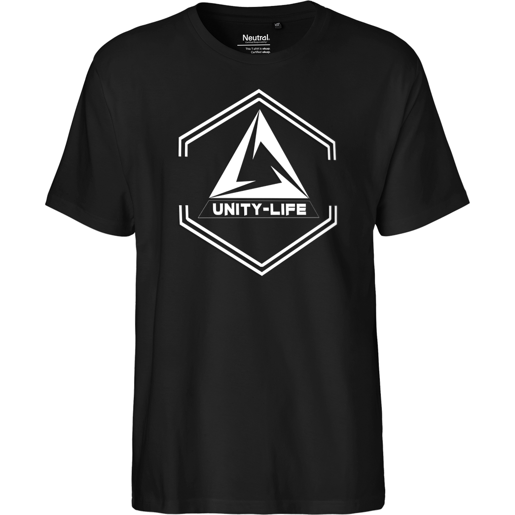 ScriptOase Unity-Life - Symbol T-Shirt Fairtrade T-Shirt - schwarz