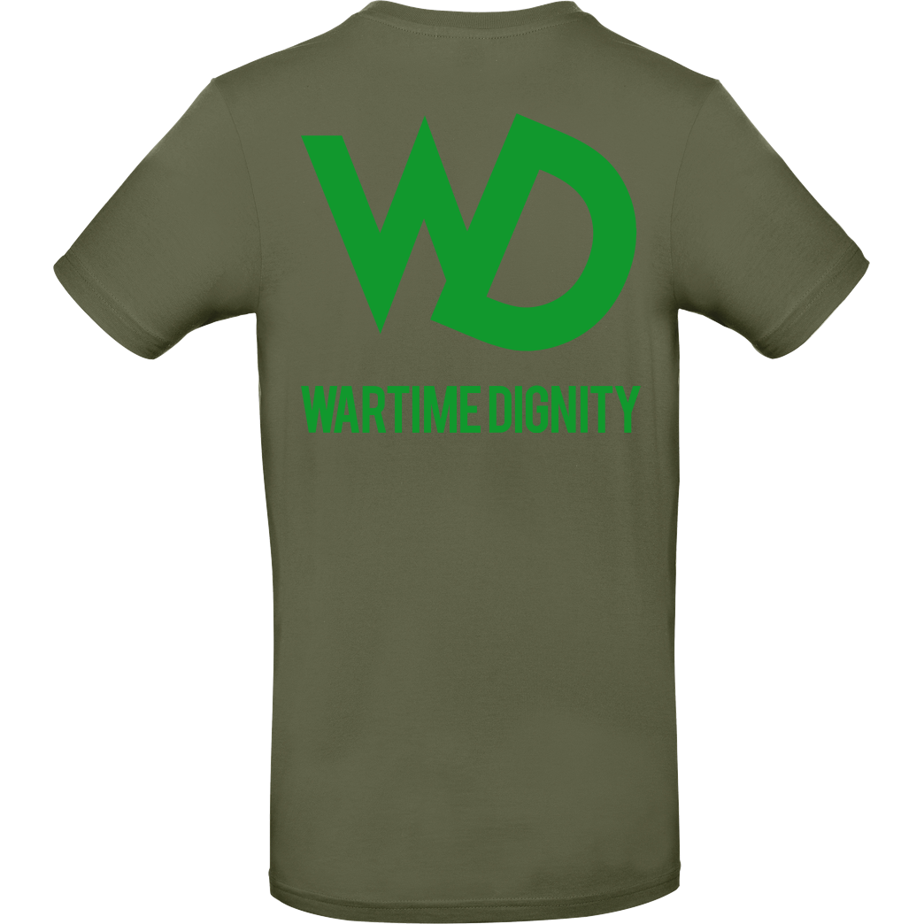 Hell/Doc Wartime Dignity - Hoodiejacke T-Shirt B&C EXACT 190 - Khaki
