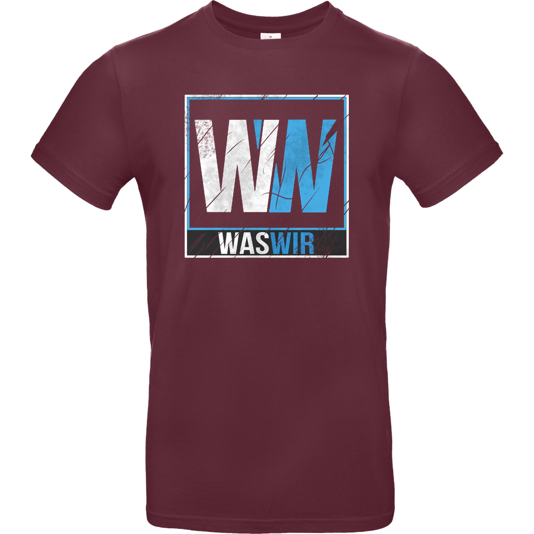 WASWIR WASWIR - Logo T-Shirt B&C EXACT 190 - Bordeaux