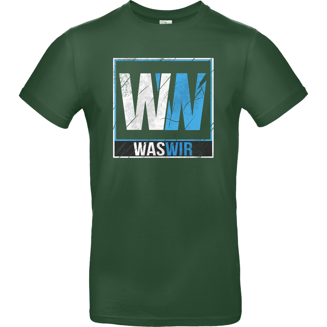 WASWIR WASWIR - Logo T-Shirt B&C EXACT 190 - Flaschengrün
