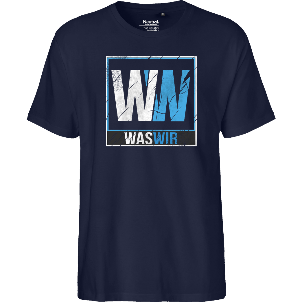 WASWIR WASWIR - Logo T-Shirt Fairtrade T-Shirt - navy