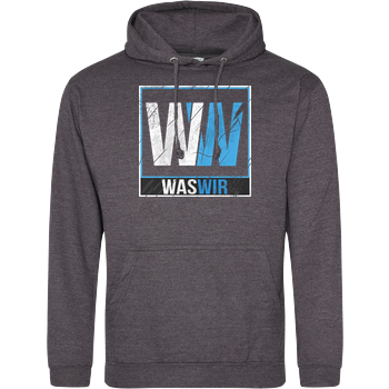 WASWIR - Logo JH Hoodie - Dark heather grey