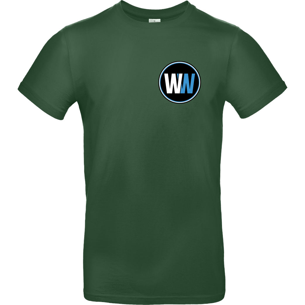 WASWIR WASWIR - Pocket Logo T-Shirt B&C EXACT 190 - Flaschengrün
