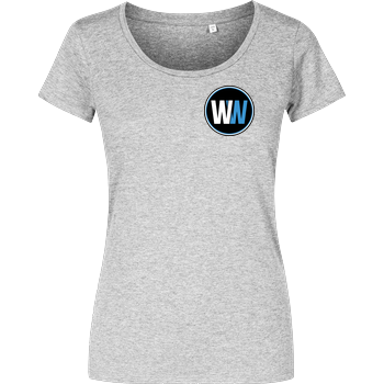 WASWIR - Pocket Logo Damenshirt heather grey