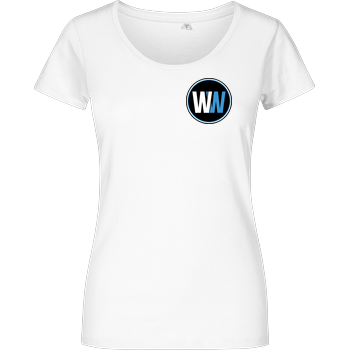 WASWIR - Pocket Logo Damenshirt weiss