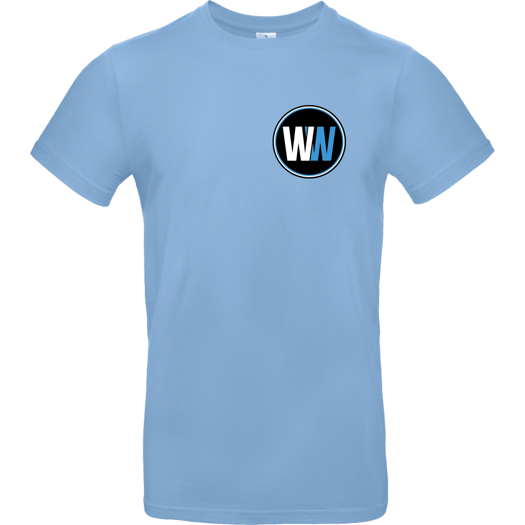 WASWIR WASWIR - Pocket Logo T-Shirt B&C EXACT 190 - Hellblau