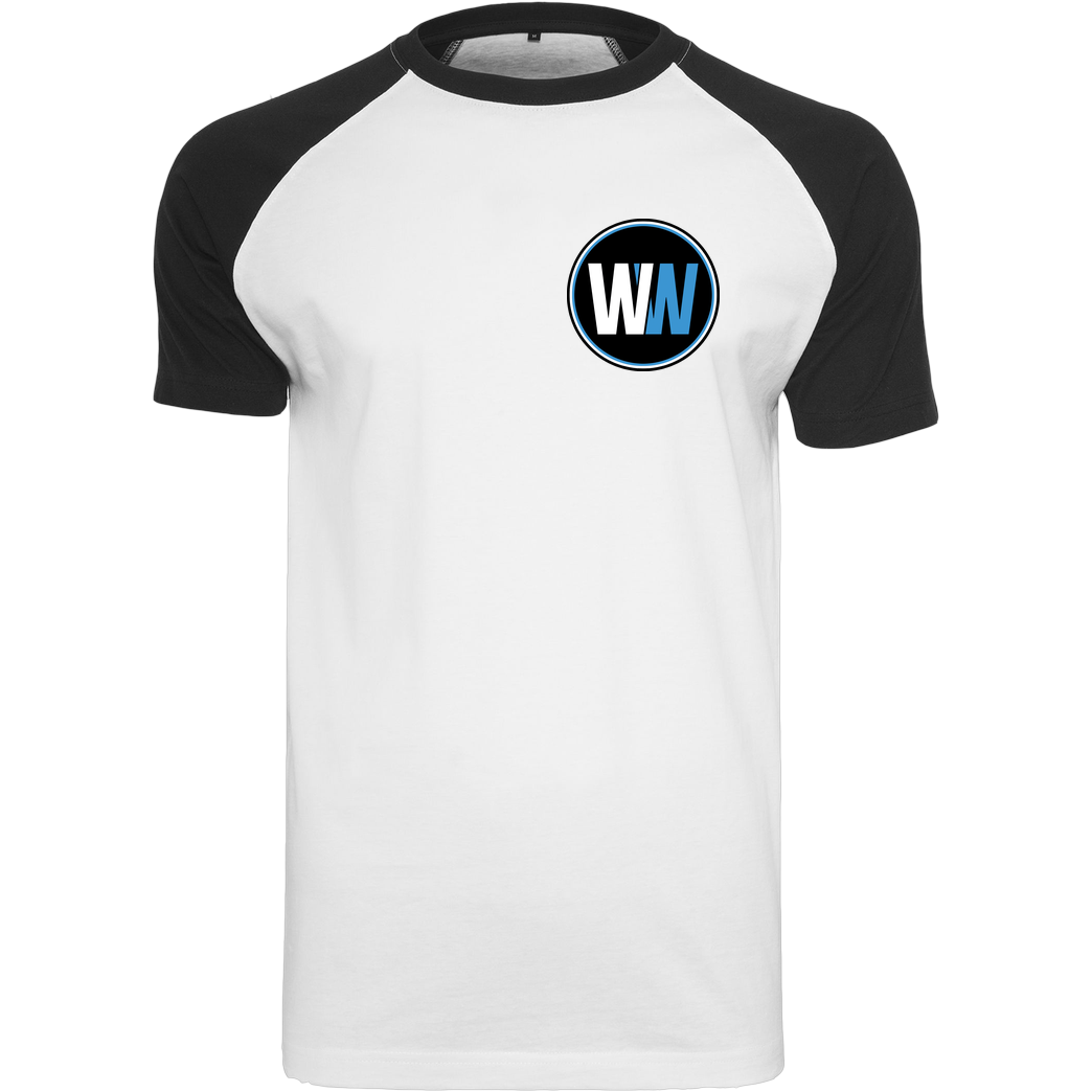 WASWIR WASWIR - Pocket Logo T-Shirt Raglan-Shirt weiß