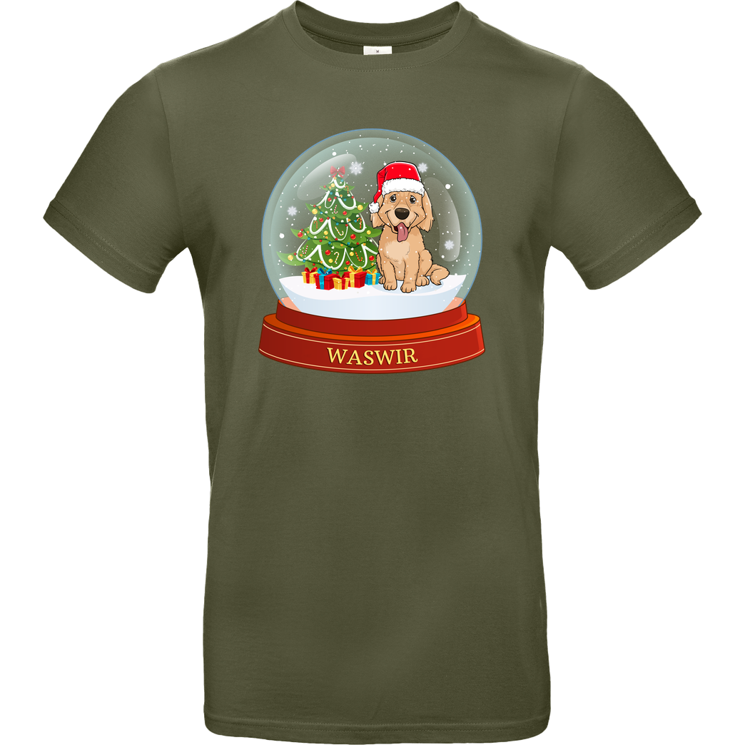 WASWIR WASWIR - Schneekugel Lucky T-Shirt B&C EXACT 190 - Khaki