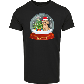 WASWIR - Schneekugel Lucky Hausmarke T-Shirt  - Schwarz