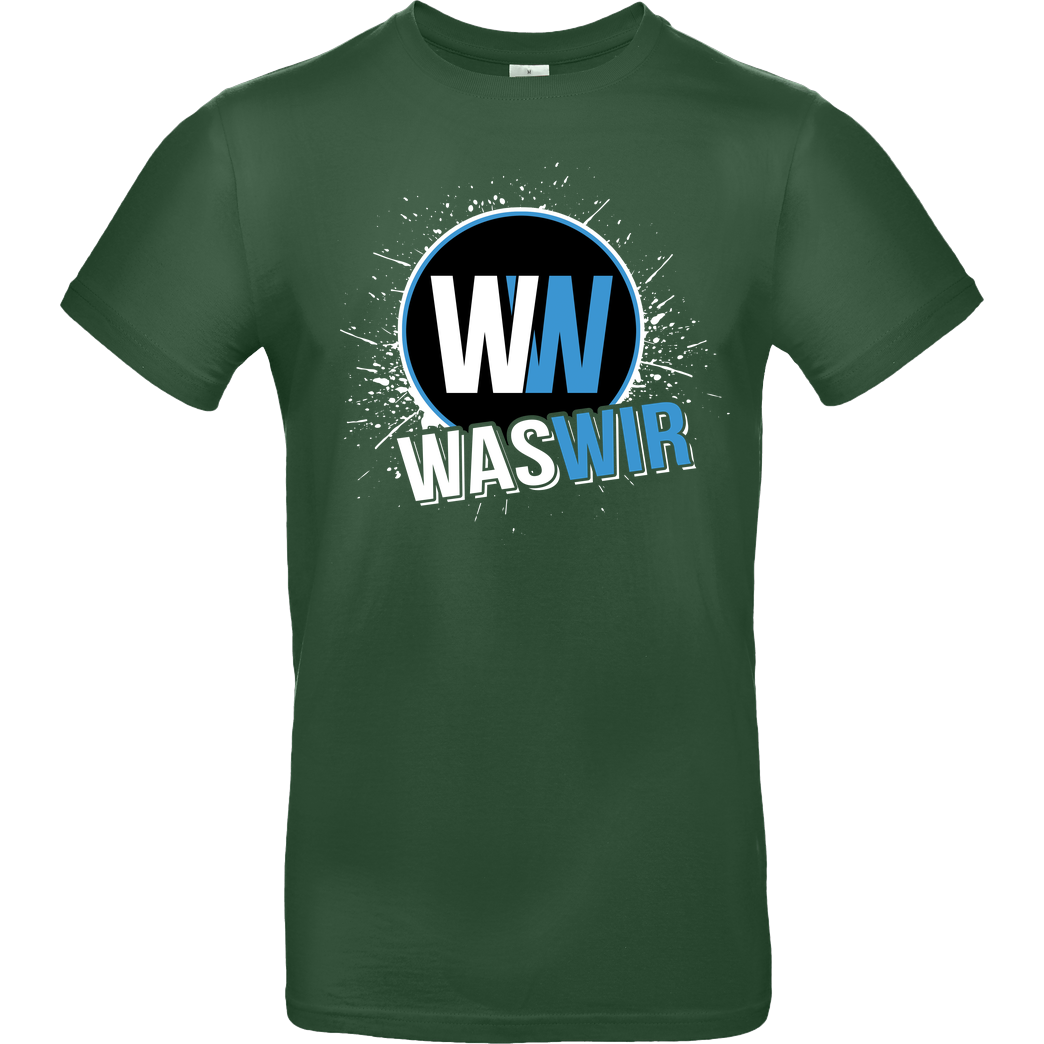 WASWIR WASWIR - Splash T-Shirt B&C EXACT 190 - Flaschengrün