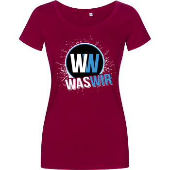WASWIR - Splash Damenshirt berry