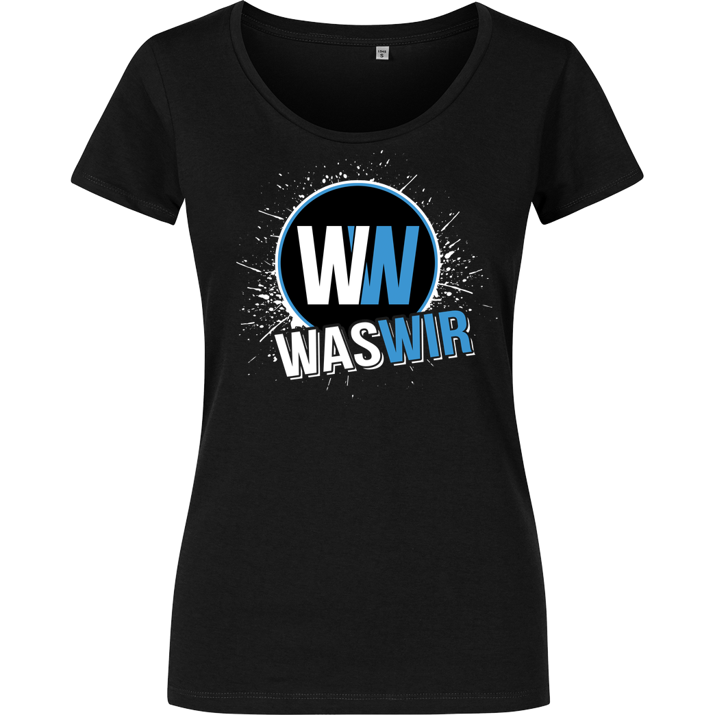 WASWIR WASWIR - Splash T-Shirt Damenshirt schwarz