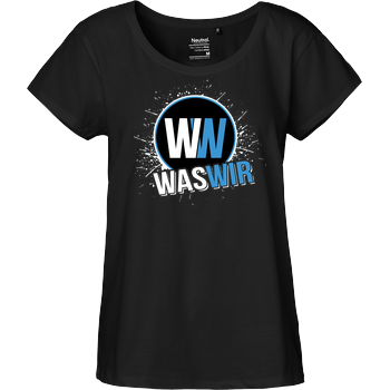 WASWIR - Splash Fairtrade Loose Fit Girlie - schwarz