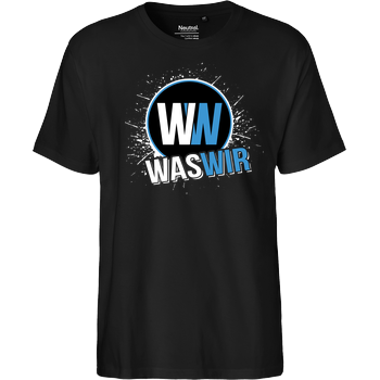 WASWIR - Splash Fairtrade T-Shirt - schwarz