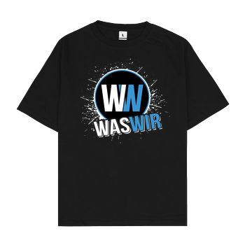 WASWIR - Splash Oversize T-Shirt - Schwarz