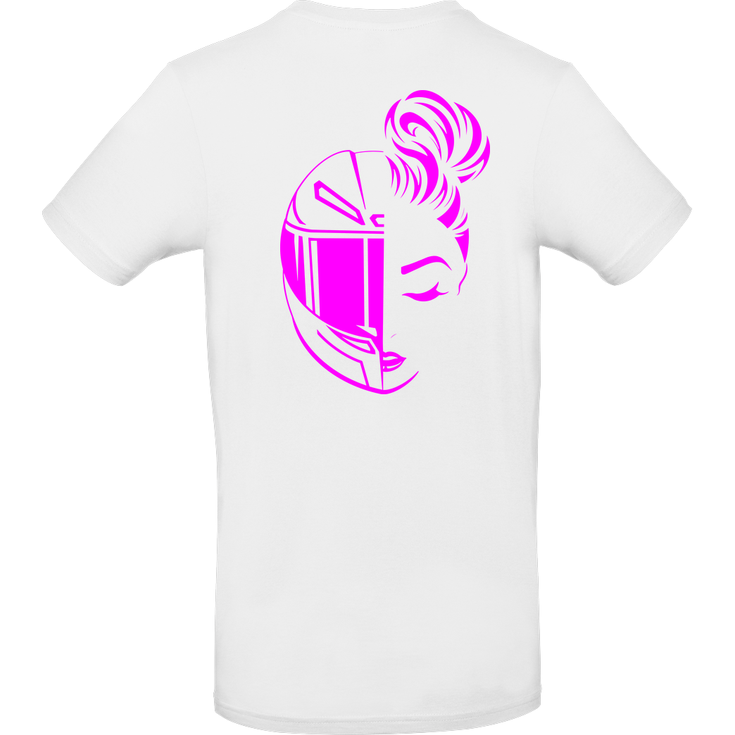XeniaR6 XeniaR6 - Sportler-Logo T-Shirt B&C EXACT 190 - Weiß