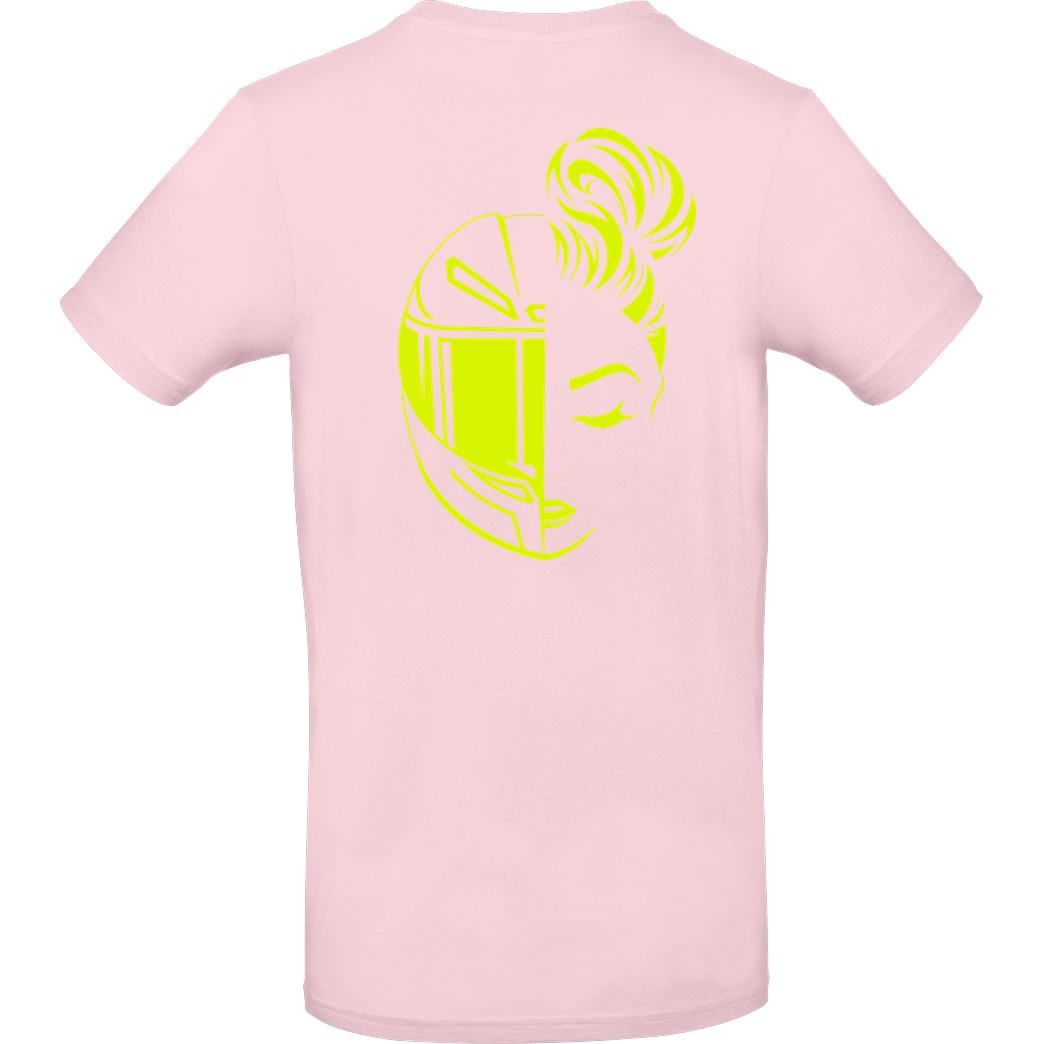 XeniaR6 XeniaR6 - Sportler-Logo T-Shirt B&C EXACT 190 - Rosa