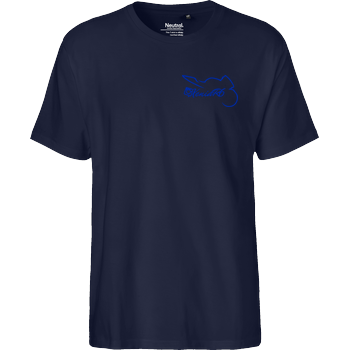 XeniaR6 - Sportler-Logo Fairtrade T-Shirt - navy