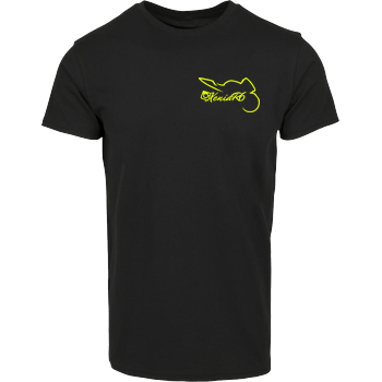 XeniaR6 - Sportler-Logo Hausmarke T-Shirt  - Schwarz