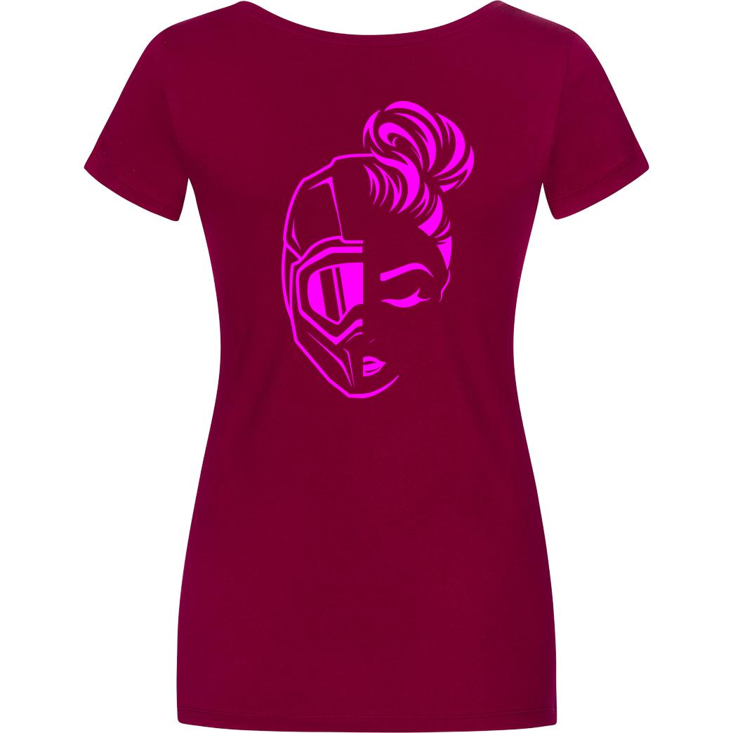 XeniaR6 XeniaR6 - Sumo-Logo T-Shirt Damenshirt berry
