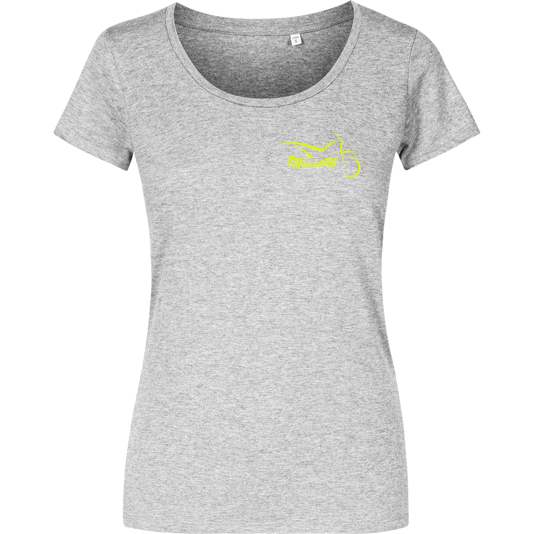 XeniaR6 XeniaR6 - Sumo-Logo T-Shirt Damenshirt heather grey